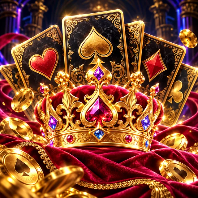 Royal Cards themed illustration